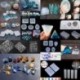 3D aranyhal medál penész - Szilikon gyanta penész a barkács ékszerek medál készítéséhez eszköz penész kézzel