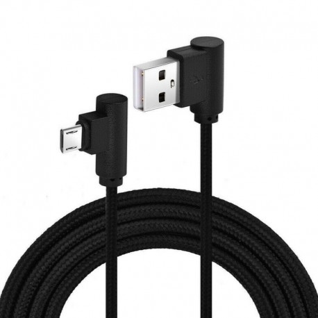 * A-2M (C típus) - 90 fokos derékszögű L típusú C / Android / Micro USB adatszinkron gyors töltőkábel
