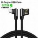 * A-2M (C típus) - 90 fokos derékszögű L típusú C / Android / Micro USB adatszinkron gyors töltőkábel