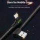 * B-0,3M (mikro USB) - 90 fokos derékszögű L típusú C / Android / Micro USB adatszinkron gyors töltőkábel