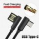 * B-0,3M (mikro USB) - 90 fokos derékszögű L típusú C / Android / Micro USB adatszinkron gyors töltőkábel