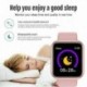 Ezüst   fekete - Smart Watch Y68 vízálló pulzusmérő fitnesz karszalag Android IOS-hoz