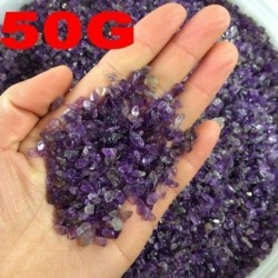 8 * 50G ametiszt 3-10mm - Természetes kvarcvarázs drágakő gömb kristály Reiki gyógyító gömbkő kézműves _AU