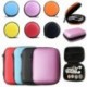 * 1 rózsaszínű - Earbud tok hordozható kemény hordozható fülhallgató tartó vízálló tároló táska tartó