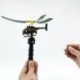 Nincs szín - Húzzon húr fogantyú helikopter repülőgép repülőgép drone szabadtéri repülő gyerekek játék ajándék