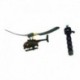 Nincs szín - Húzzon húr fogantyú helikopter repülőgép repülőgép drone szabadtéri repülő gyerekek játék ajándék