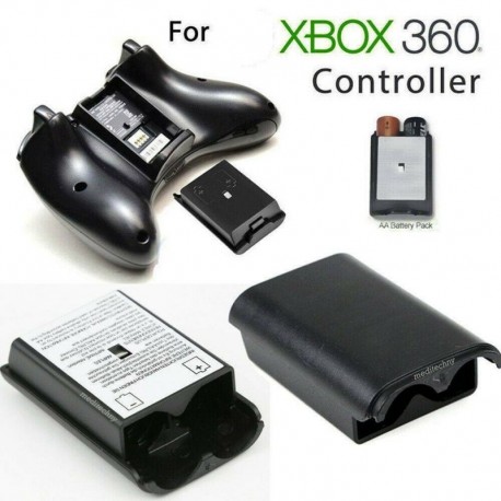 Nincs szín - 2db Xbox 360 vezeték nélküli vezérlő akkumulátorának hátlapjának burkolatának burkolata