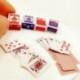 Nincs szín - Miniatűr Póker Mini 1:12 Dollhouse Kártyázó kártyák Aranyos Babaház Mini Póker USA