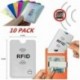 Arany - RFID biztonságos hitelkártya autókulcs-blokkoló hüvely tartó pénztárca védő tok * 10