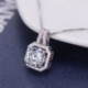 Nincs szín - Új divat Crystal Charm medál ékszer lánc vaskos nyilatkozat Choker nyaklánc