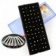 Ezüst - 60x kristály strassz orr gyűrű csont csavar rozsdamentes acél testpiercing ékszerek