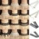 1 * - Gótikus Retro Csipke Virág Tetoválás Choker gallér nyaklánc divat punk fekete fehér