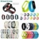 * 2 Fekete - Fit Xiaomi Mi Band 3/4 szilikon karkötő karszalag karóra csuklópánt csere