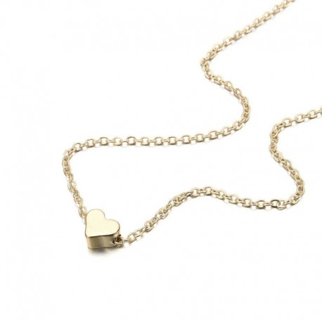 80 * Arany szív - Női Boho többrétegű choker hosszú lánc állítás nyaklánc medál ékszer ajándék