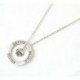 Ezüst színű Lánytestvér medál lánccal - kis szivecskével - Elegáns nyaklánc