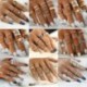 A32-12Pcs / Ezüst szett - 15db Boho verem sima felett csülök gyűrű Midi ujjhegy gyűrűk készlet ezüst / arany