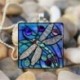 Fehér fluoreszkáló felkelő hold - Vintage punk üveg Cabochon bronz lánc pillangó medál nyaklánc ékszerek