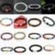 * 32 Amazonit gyöngy (8MM) - Férfi természetes drágakő gyöngy karkötő Buddha fej varázsa gyöngyös karkötő ékszerek