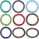 * 32 Amazonit gyöngy (8MM) - Férfi természetes drágakő gyöngy karkötő Buddha fej varázsa gyöngyös karkötő ékszerek