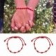 1db - 2db szerencsés piros húrkarkötő Kabbala Amulet 7 csomós védőkötél Unisex USA