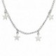 Arany - Vintage női csillag-choker galléros nyaklánc retro arany lánc Boho egyszerű ékszerek