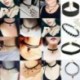 38 * - Vintage retro fekete bársony kristály varázsa medál choker nyaklánc gótikus ékszerek
