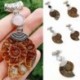 Fekete ónix - Rózsakvarc AMMONIT FOSSIL medál csakra reiki gyógyító amulett energia US