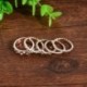 10 * - Vintage 5db / készlet Crystal Rose Gold halmozható gyűrű 5 szikrázó gyűrű Boho ékszer