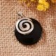 Vulkanikus - Természetes kristály kő tornádós medál csakra reiki gyógyító amulett energia ajándék_AU