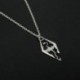 Nincs szín - Divat Cool The Elder Scrolls Logo Skyrim Dragon Charm medál lánc nyaklánc