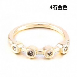 Arany-4 kövek - Virágos orrgyűrű Daith piercing porc karika septum gyűrűk Tragus fül ékszerek!