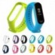 Fekete - Szilikon karkötő csuklópánt karszalag Sport intelligens zenekar a Xiaomi Mi Band 4 3-hoz