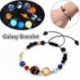 * 7 - 7 csakra kristály lávakő karkötő gyógyító gyöngyök ékszerek Mala Reiki szorongás