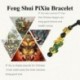 Gyöngylánc * 1 - Feng Shui fekete Obsidian Pixiu Wealth Good Luck sárkány medál nyaklánc ékszerek