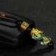 Gyöngylánc * 1 - Feng Shui fekete Obsidian Pixiu Wealth Good Luck sárkány medál nyaklánc ékszerek