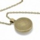 Nincs szín - Vintage Retro Steampunk szív fotó Cabochon üveg medál bronz lánc nyaklánc