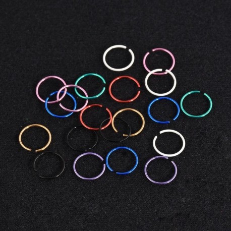 SzínesďĽˆ40 darab ďĽ ‰ - Punk test piercing ékszer szemöldök köldök hasi nyelv orr rúd csont csavar