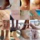* 12 Ezüst - Boho bokaváz karkötő Strand teknős gyöngy tengeri csillag kristály gyöngy lánc karkötő