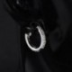 Ezüst-6mm - 6/8 / 10mm Septum Clicker orr fülgyűrű karika csapok Piercing Helix Tragus Opal US