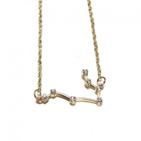 Ikrek (arany) - Asztrológia Csillagjegy apró állatöv nyaklánc ékszerek ajándék csillagkép Horoszkóp