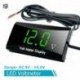 Zöld - 12V autós motorkerékpár digitális LED kijelző voltmérő feszültség volt mérő panel mérő