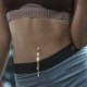Nincs szín - Strassz testpiercing Dangle Crystal Navel hasgombos rúd súlyzó gyűrűk Új