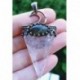 fehér - Egyesült Királyság háromszög szikla kvarc labradorit kő medál energia Reiki gyógyító amulett