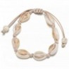 Bézs - Női Boho kagyló karkötő Cowrie nyári strand szandál bokacipő divat ékszer ajándék
