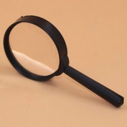 Nincs szín - 1db 5X kézi olvasó nagyító lencse ékszer nagyító nagyító 60mm fekete