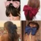 Type1 Fekete - ÚJ haj íj lányok bársony szatén hajtű hajtű szál hajszálak divat