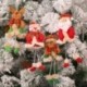 Design-10 12PCS hópehely (H x Sz ... - Boldog karácsonyt angyal baba medál karácsonyfa függő dísz party dekoráció