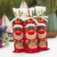 Style-7 szürke karácsonyi íj (hosszú ... - Xmas borosüveg ajándék táskák hóember Mikulás karácsonyi dekoráció