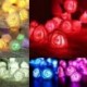 fehér - Xmas 10 LED rózsa virág húrlámpa tündér esküvői party kerti dekoráció karácsony