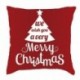 stílus 99 - 18 &quot Merry Christmas pamutvászon lakberendezési kanapé párnahuzat párnahuzat dekoráció